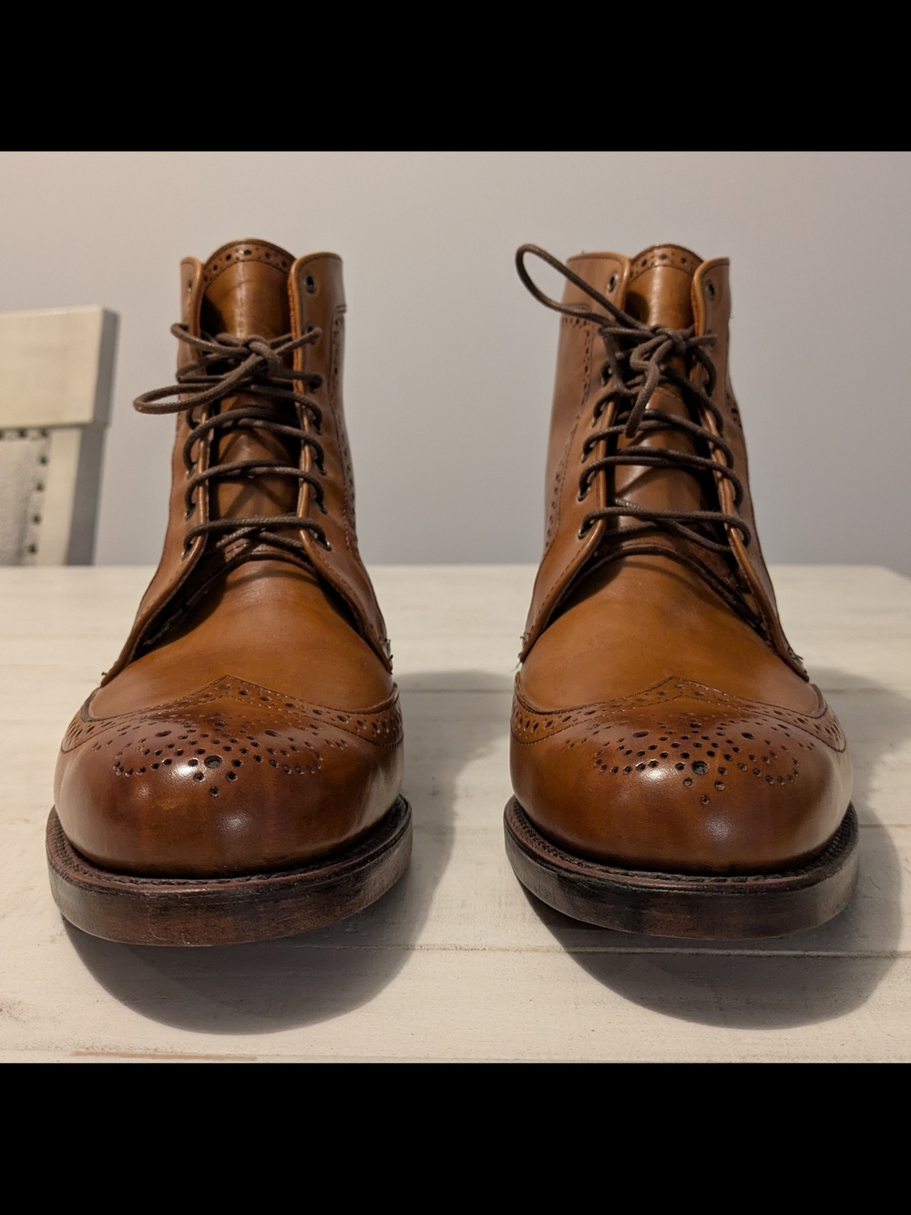 Allen Edmonds Dalton Boots - Walnut - Picture 7 of 8